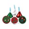 Hershey Holiday Christmas Kisses In Red, Green, Silver Foils with Free Exclusive Kiss Stickers For DIY Favors, Gifting, Christmas Candy Buffets & More